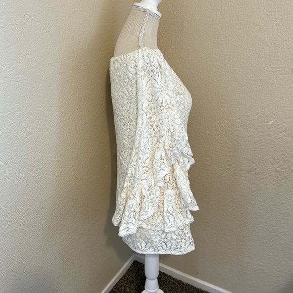 Free People Jen’s Pirate Booty French Bardot Lace Tunic - Picture 6 of 11